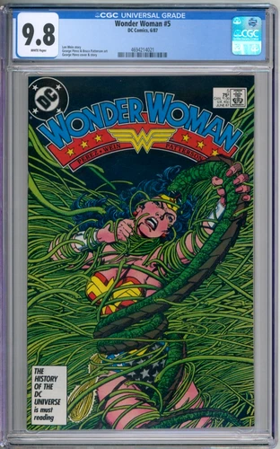 Wonder Woman 5 CGC Graded 9.8 NM/MT DC Comics 1987
