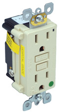 Leviton Hospital Grade SmartlockPro GFCI Receptacle - Ivory