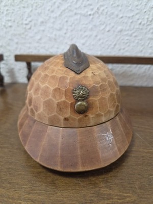 Old officer gift probably trench work 1915 of a French Adrian helmet