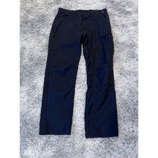 Bulwark FR iQ RipStop Mens Black Flame Resistant Cargo Pants Workwear Size 36x32