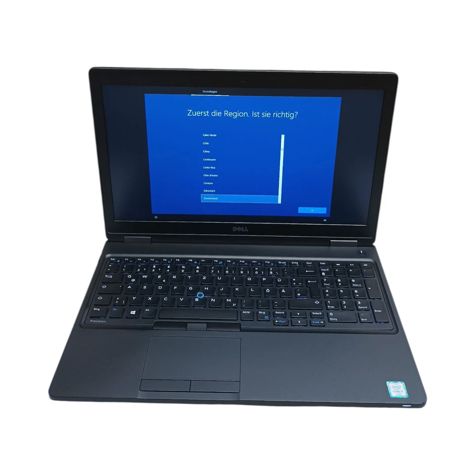 Dell Precision 3520 Laptop i7 6820HQ 16GB 512GB NVMe NVIDIA QuadroM620 2GB Win10 - Bild 2 von 4