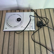 Durabrand Compact DVD Player DVD-1005 Small Silver Tested Working