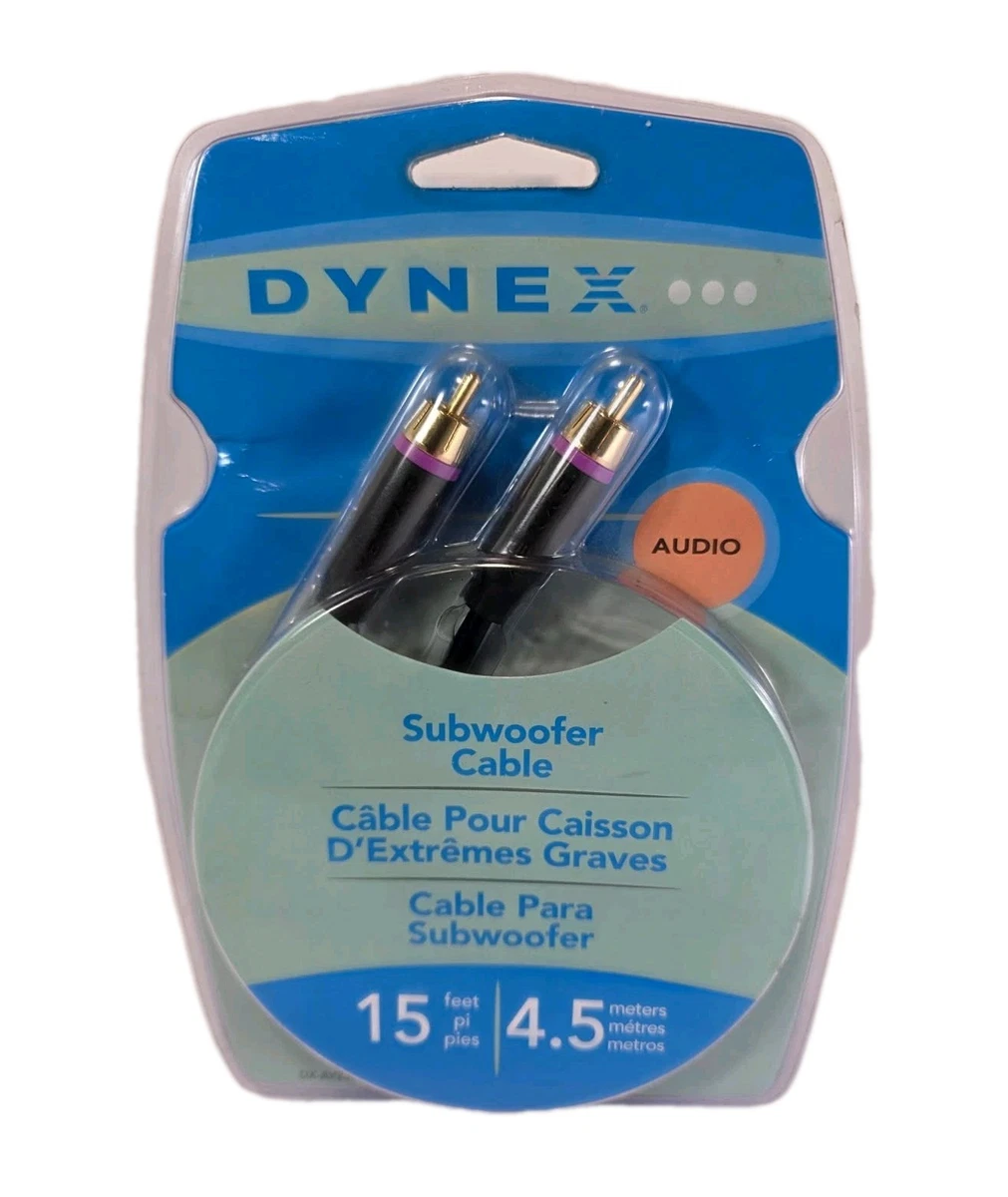 Dynex 15 - 19 ft Cable Home Audio Cables & Interconnects for sale