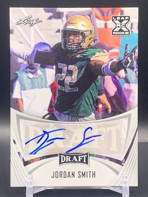2021 Leaf Draft #BA-JS2 Jordan Smith Rookie Auto - UAB Blazers