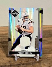 2008 LEAF LIMITED PHILIP RIVERS GAME USED PATCH #d/25 THREADS PRIME