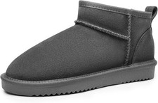 Women Winter Boots Short Fleece Lined Thick Sole Anti Slip Warm