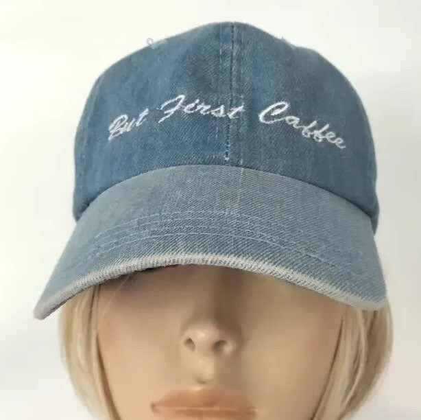 Women's Denim Baseball Cap Cotton Sun Hat Personalized Adjustable