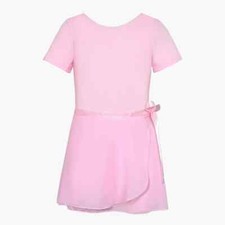 Leotards for Girls Dance Skirted Clothes Kids Ballet Dress Sleeve Stage