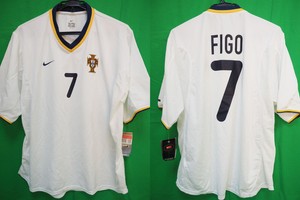 2000-2001 Portugal Portuguese FPF Jersey Shirt Away NIKE UEFA EURO Figo #7  L NWT | eBay