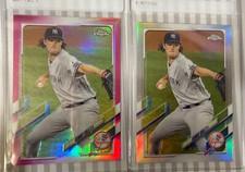 GERRIT COLE 2021 Topps Chrome 2 REFRACTOR Base + Magenta #’d /399 NY YANKEES