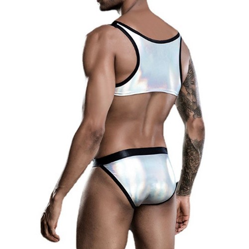 Mens Body Chest Harness Shaper Elastic Strap Clubwear Fancy Costume Underwear - Picture 50 of 63
