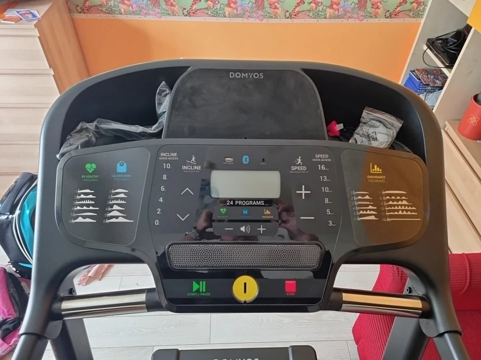 tapis roulant elettrico pieghevole Domyos t540c - Immagine 3 di 4