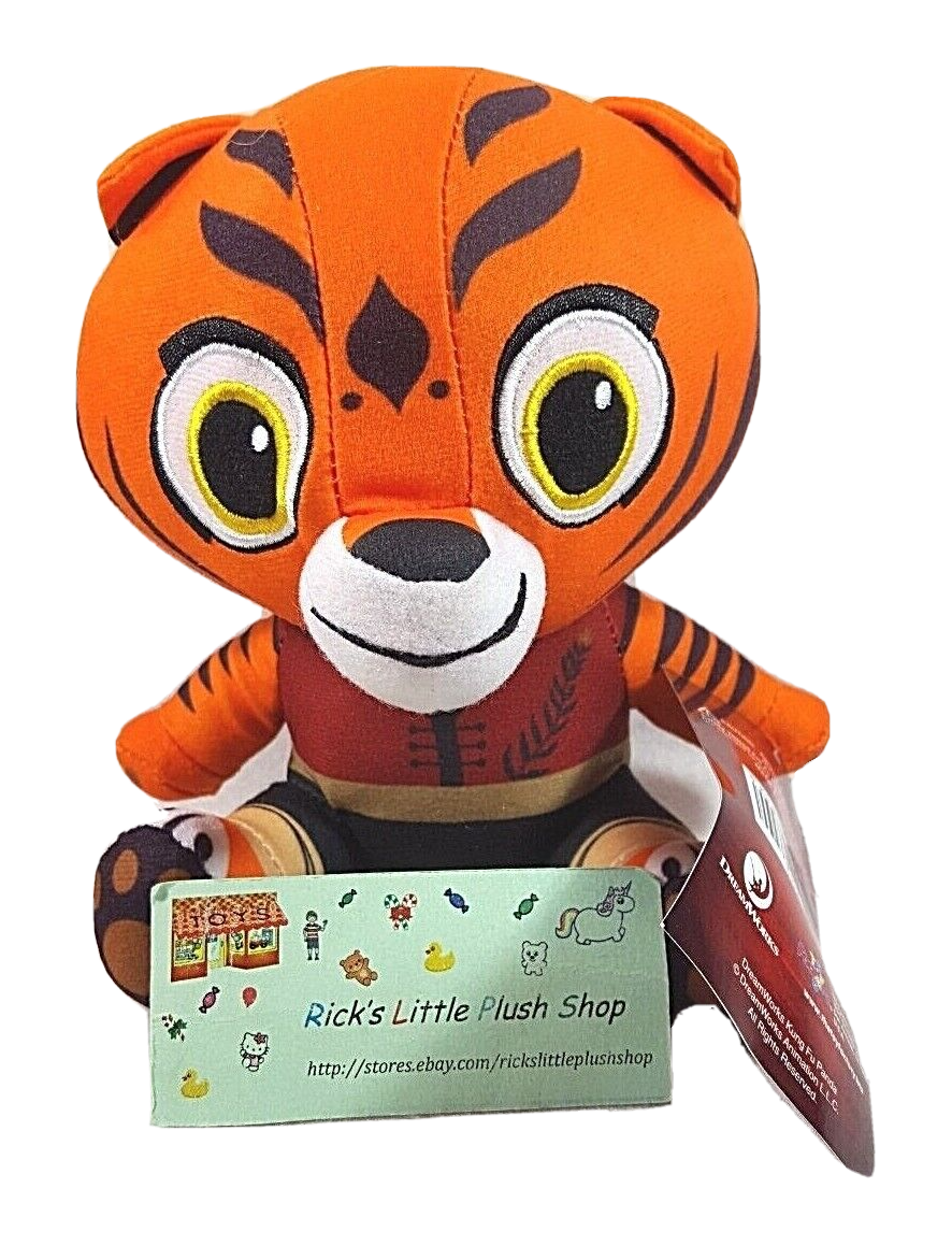 Kung Fu Panda Set of Shifu TIGRESS Plush 6