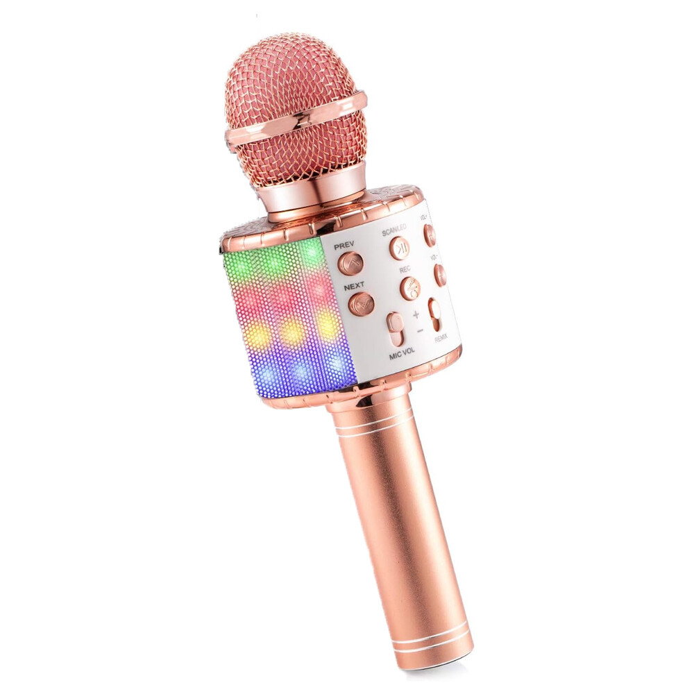 Wireless Bluetooth Karaoke Microphone Speaker Handheld KTV Player