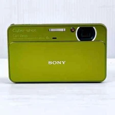 Sony Cyber-Shot DSC-T99 14.1MP Digital Camera 4x Touch Screen Green -90 NEW