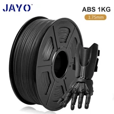 JAYO ABS Black 3D Printer Filament 1.75mm 1KG Spool 3D Printing Wear Resistance