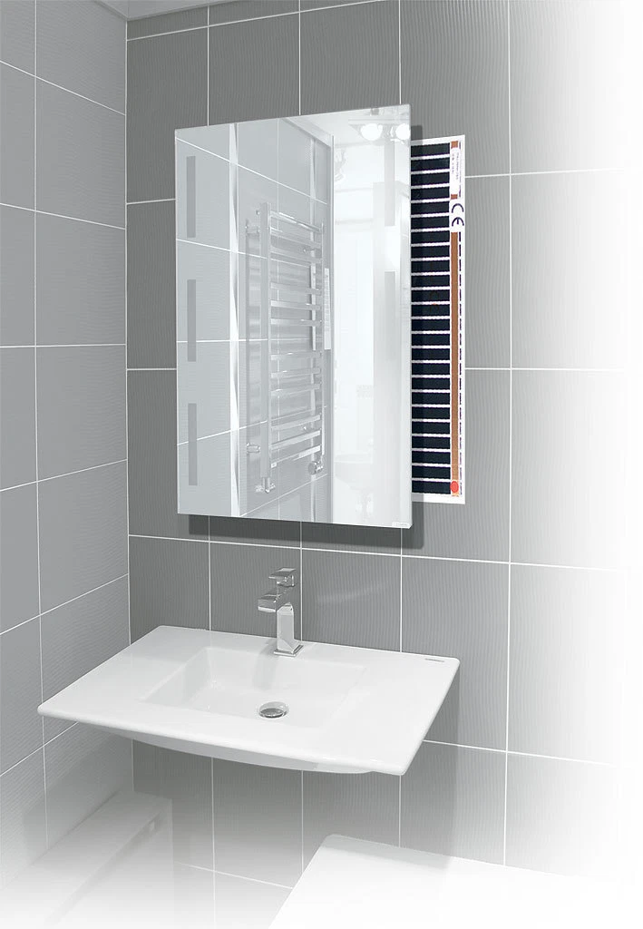 Bathroom Mirror Steam Mist Demister pad Heating film for Mirrors 220V no  FOG | eBay