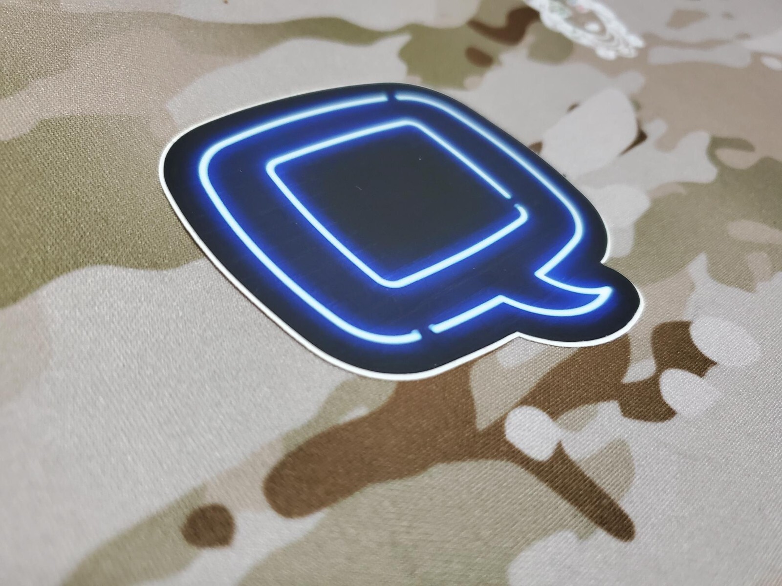 Q (Live Q or Die) Neon Logo Sticker / Slap, Larger Version (Rare) eBay