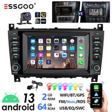 7" F&uuml;r Mercedes C Klasse W203 CLC W209 Autoradio 64G Android 13 Carplay GPS Navi