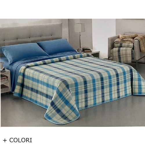 Coperta invernale in misto lana New England Blankets matrimoniale letto
