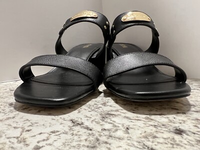 Womens Michael Kors Black Sandals Size 10M (6684537) | eBay