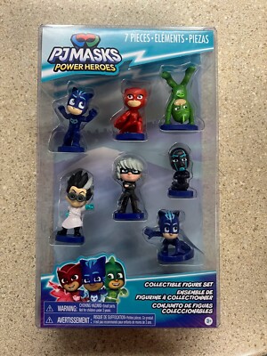 PJ MASKS POWER HEROES 7 PIECES COLLECTIBLE FIGURE SET | eBay