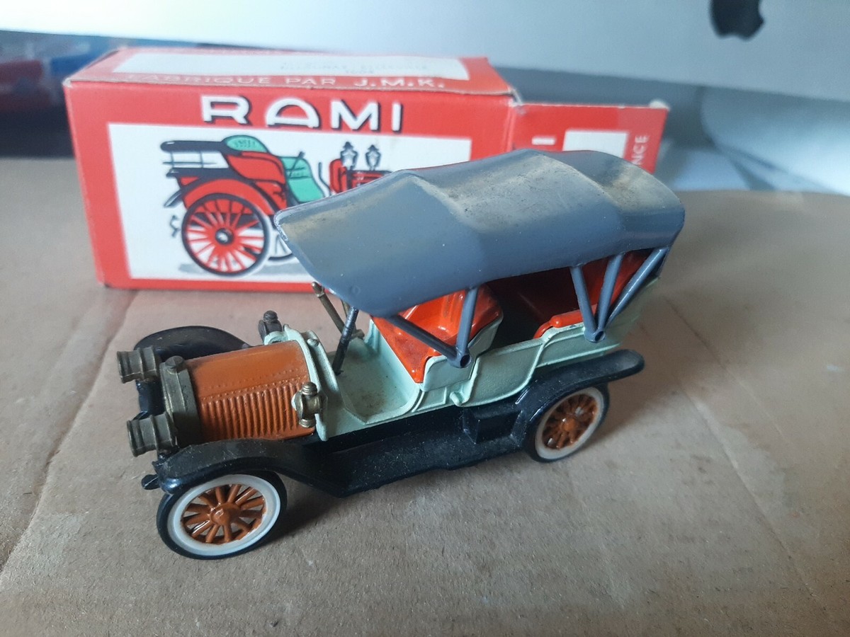 Rami JMK Delaunay Belleville 1904 – Toit Métal Gris, Miniature 1/43 Complète (Occasion, France)
