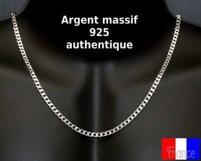 Chaîne Royale Homme Argent 925 Plaqué Or - 46 Cm, 28,8 G - Occasion