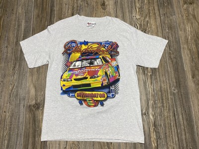 NWOT Vintage Dale Earnhardt Groove Machine Nascar AOP Peter Max Shirt Chase Sz L
