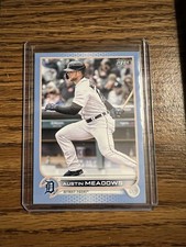 2022 Update Base Fathers Day Powder Blue #US199 Austin Meadows /50