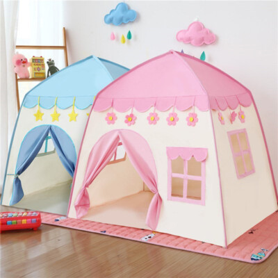 Folding Fairy Princess Pop Up Castle Play Tent House Kids Toy