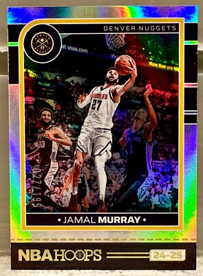JERSEY NUMBER MATCH! 2024-25 HOOPS Holo Jamal Murray 27/199! NUGGETS!