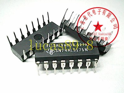 10PCS SN74ALS175N IC QUAD D-TYPE F/F W/CLR 16-DIP 74ALS175 ALS175 ALS175N SN74AL