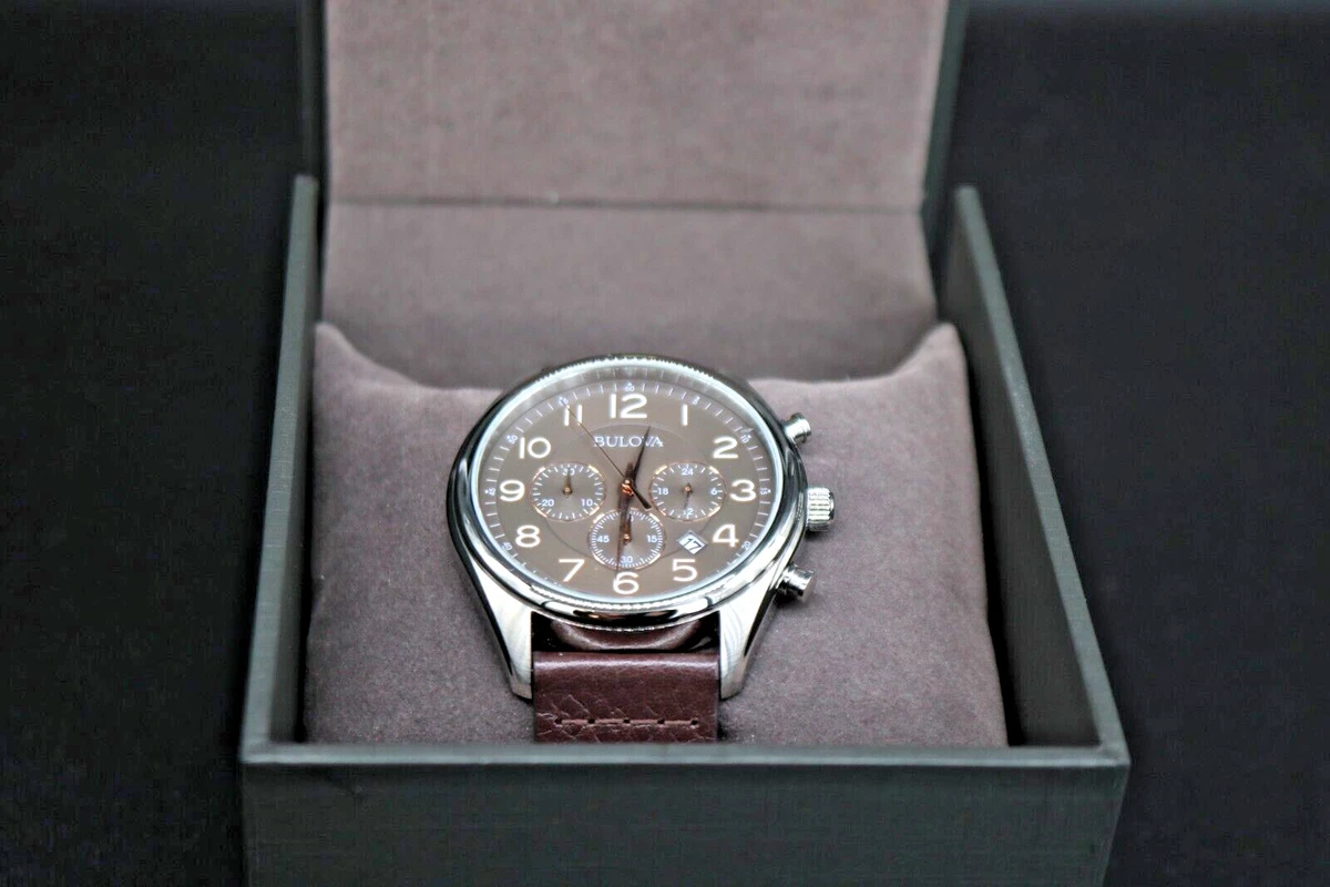 Bulova Chronograph Watch 96B365 Display eBay