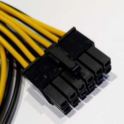 12 to 2x (6+2)pin PCI-E GPU Modular Cable for X850 X560 X650 X660 X400FL X860