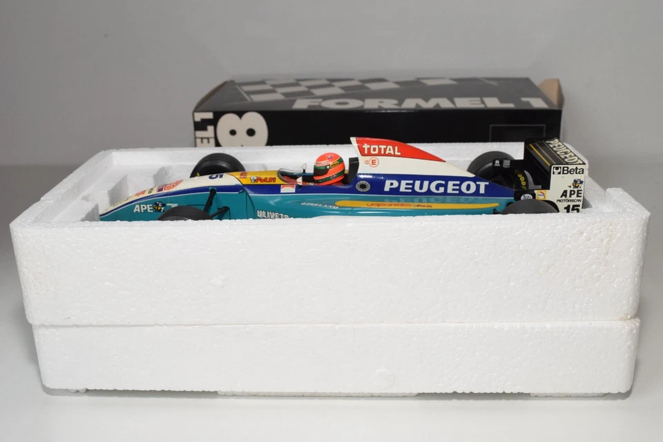 A63 1:18 180 950015 MINICHAMPS F1 FORMULA 1 JORDAN PEUGEOT EJR 195 E. IRVINE MIB - Bild 3 von 4