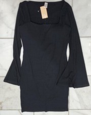 1- Popilush Women’s L Black Long Sleeve Shapewear Short Dress