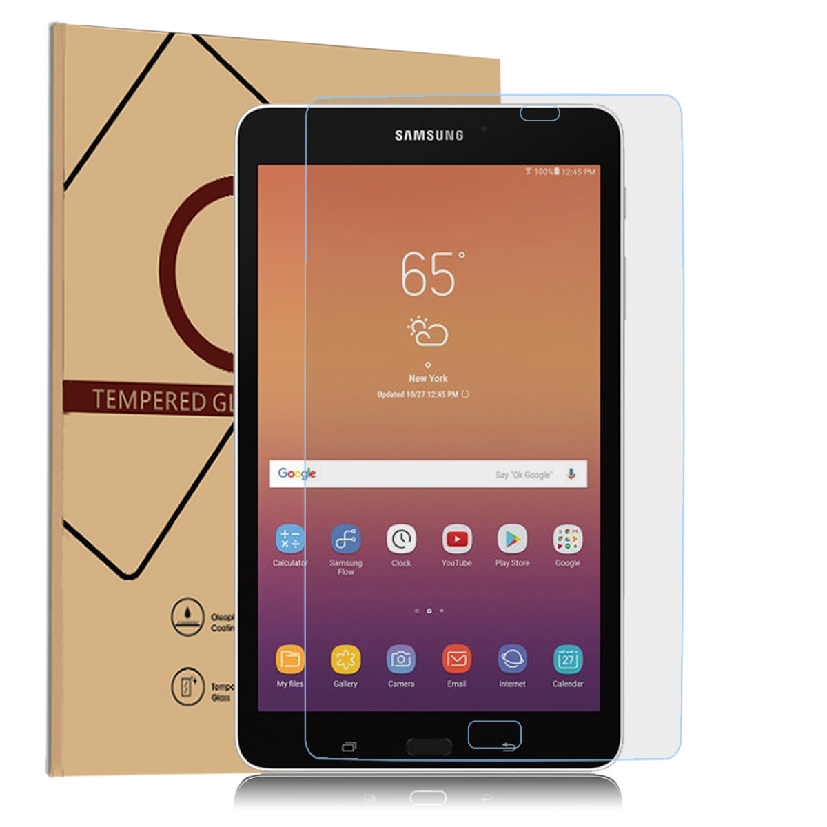 Tempered Glass Screen Protector for Samsung Galaxy Tab A inch  SM-T380/T385