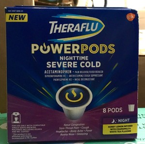 Theraflu PowerPods Nighttime Severe Cold Honey Lemon  