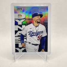 2022 Stadium Club Chrome #5A Mookie Betts Dynasty Los Angeles Dodgers