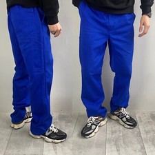 Vintage 80-90s Men  s Navy Blue Sanfor French Workwear Pants Size 52