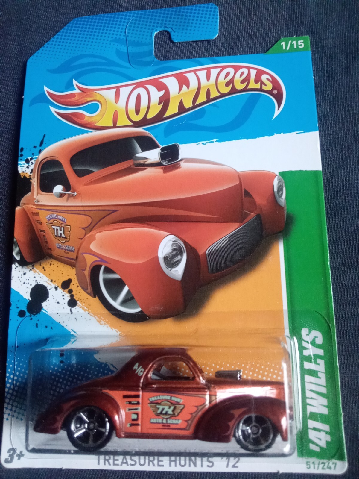 2012 Hot Wheels Treasure Hunts 1/15 ‘41 Willys #51