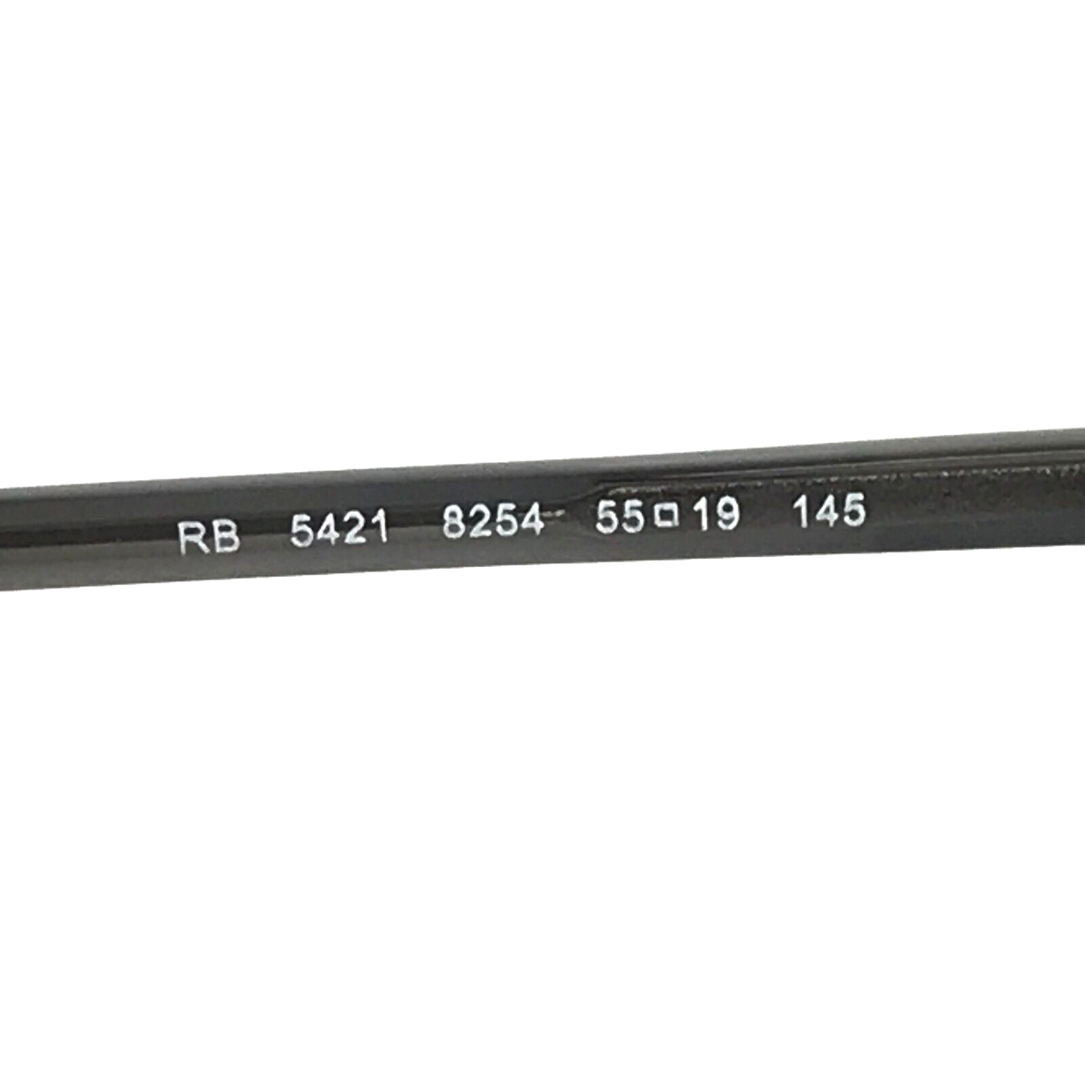 Ray-Ban RX5421 8254 Rectangle Eyeglasses Striped Grey Blue 53-19 Ray-Ban RX5418 8254 Transparent Grey Blue Stripes Eyeglasses  main image 2