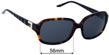 SFx Replacement Sunglass Lenses fits Guess GU7063 - 56mm Wide