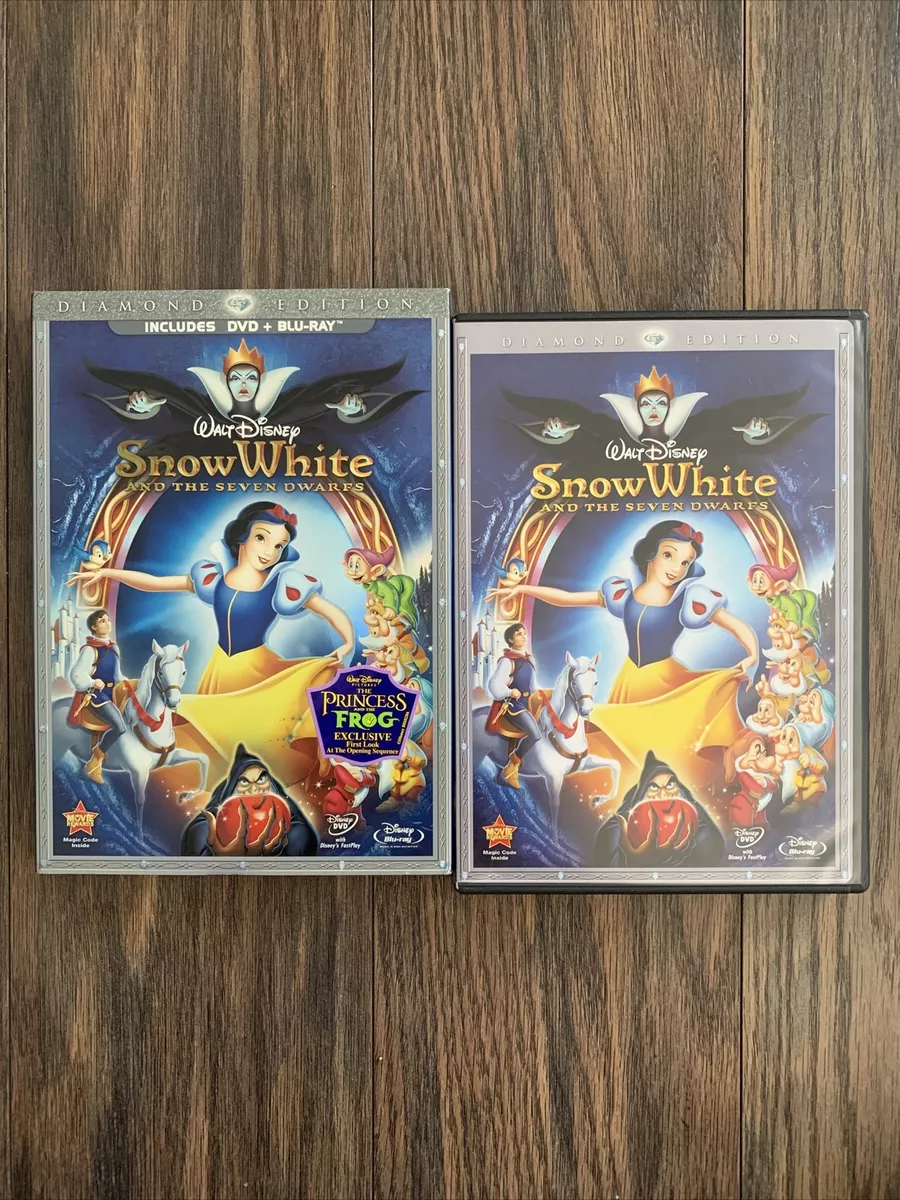 Disney Snow White and the Seven Dwarfs(DVD,2009,3-Disc Set) TESTED