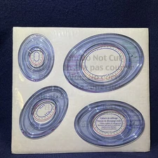 New Creative Memories Custom Cutting System  4 Ovals Templates Sealed