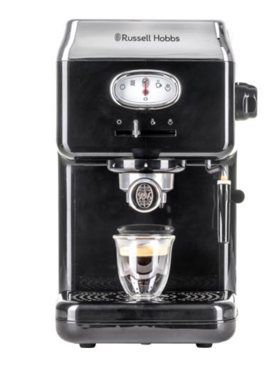 Russell Hobbs Retro Expresso Coffee Machine 15 Bar Barista PumpFrother