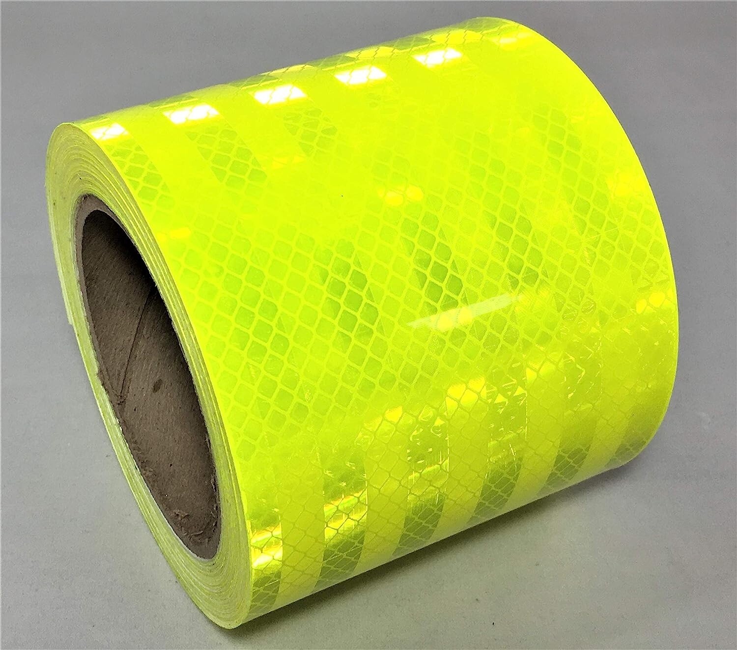 Promotion Ruban De Signalisation Rouge Et Blanc Bande Reflechissante Autocollante Avertissement De La Circulation Nuit De Autocollant Reflechissant Voiture Marquage Sol,5cm X 25m