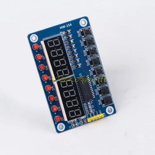 8-Bit LED 8-Bit Digital Rohr 8 Schlüssel TM1638 Display Modul