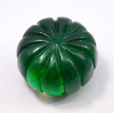 Natural 368.35 Ct Colombian Green Emerald Pumpkin Cut ''Certified'' Loose Gemstone